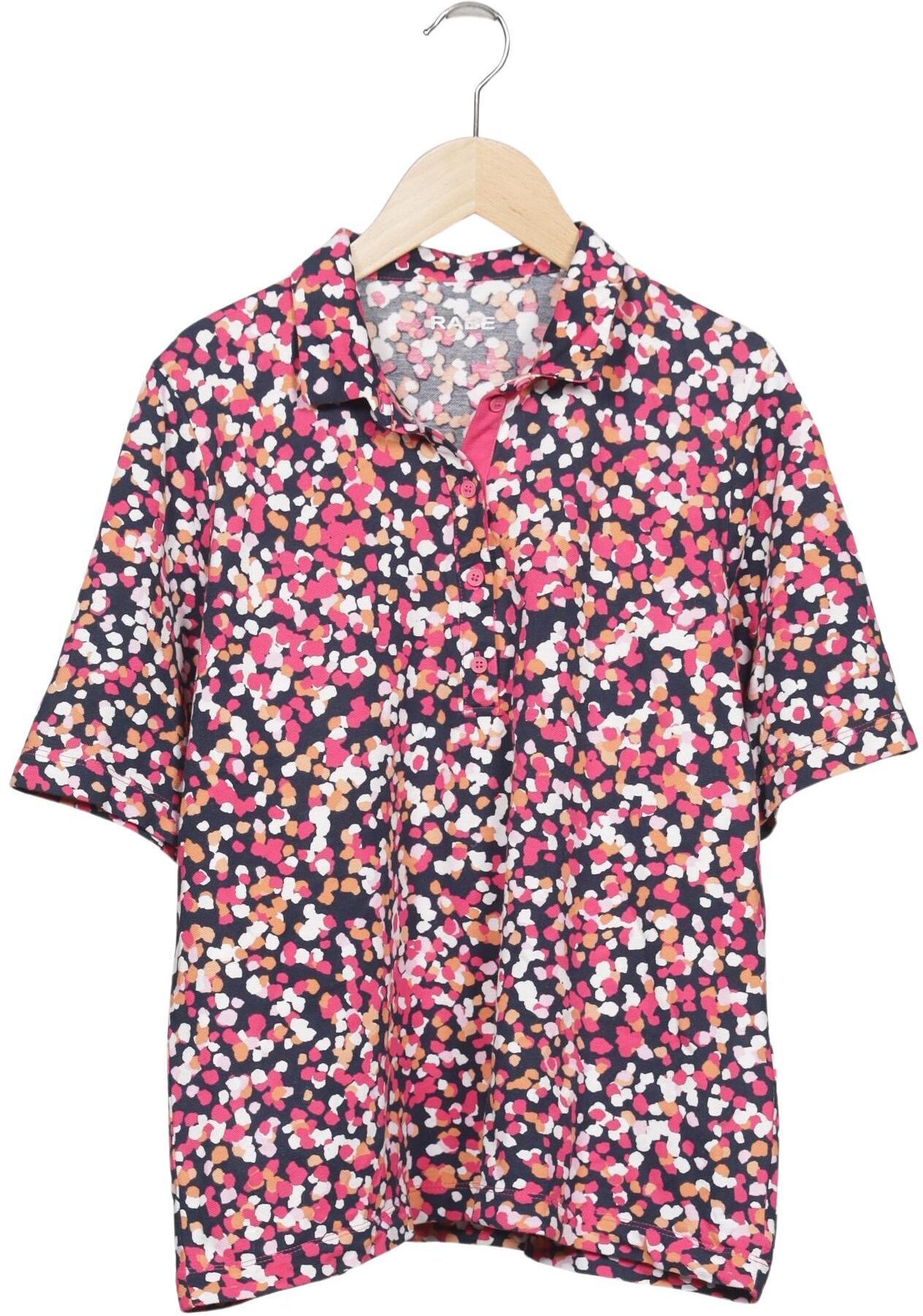 Rabe Damen Poloshirt, Mehrfarbig, Gr. EU 42, Baumwolle - Second Hand