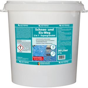 Hotrega Auftaugranulat Schnee- und Eis-Weg 2 in 1, bis -50°C, tierfreundlich, streusalzfrei, 30 Liter