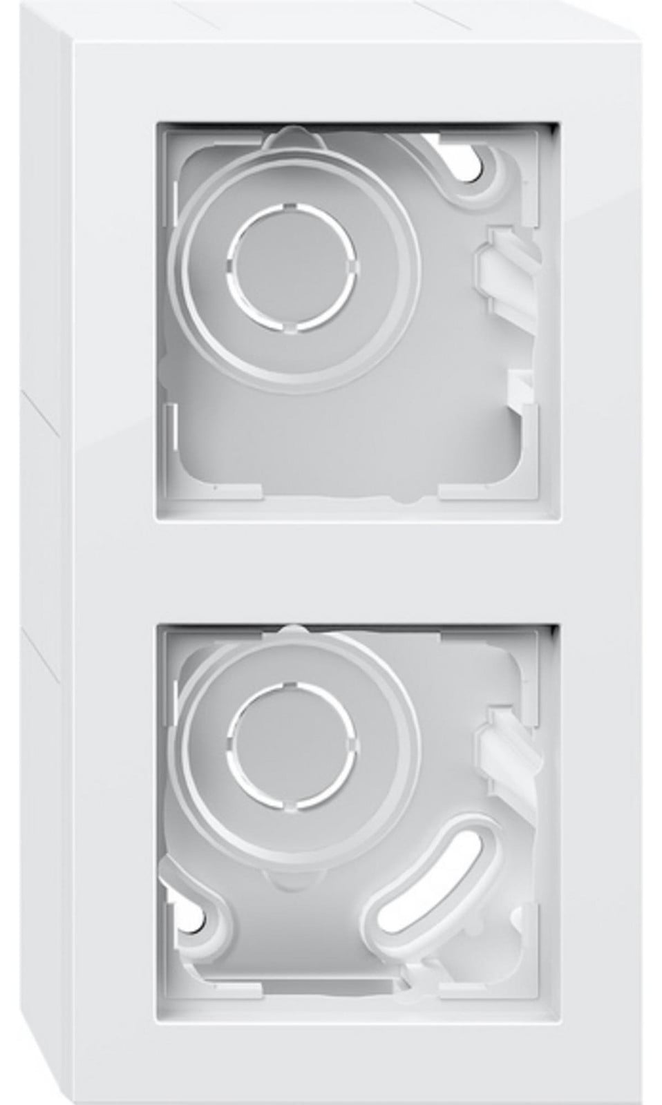 Gira AP-behuizing, 2-voudig frame, E2, zuiverwit