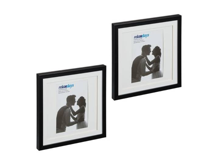 Relaxdays Bilderrahmen 25x25 cm 2er Set