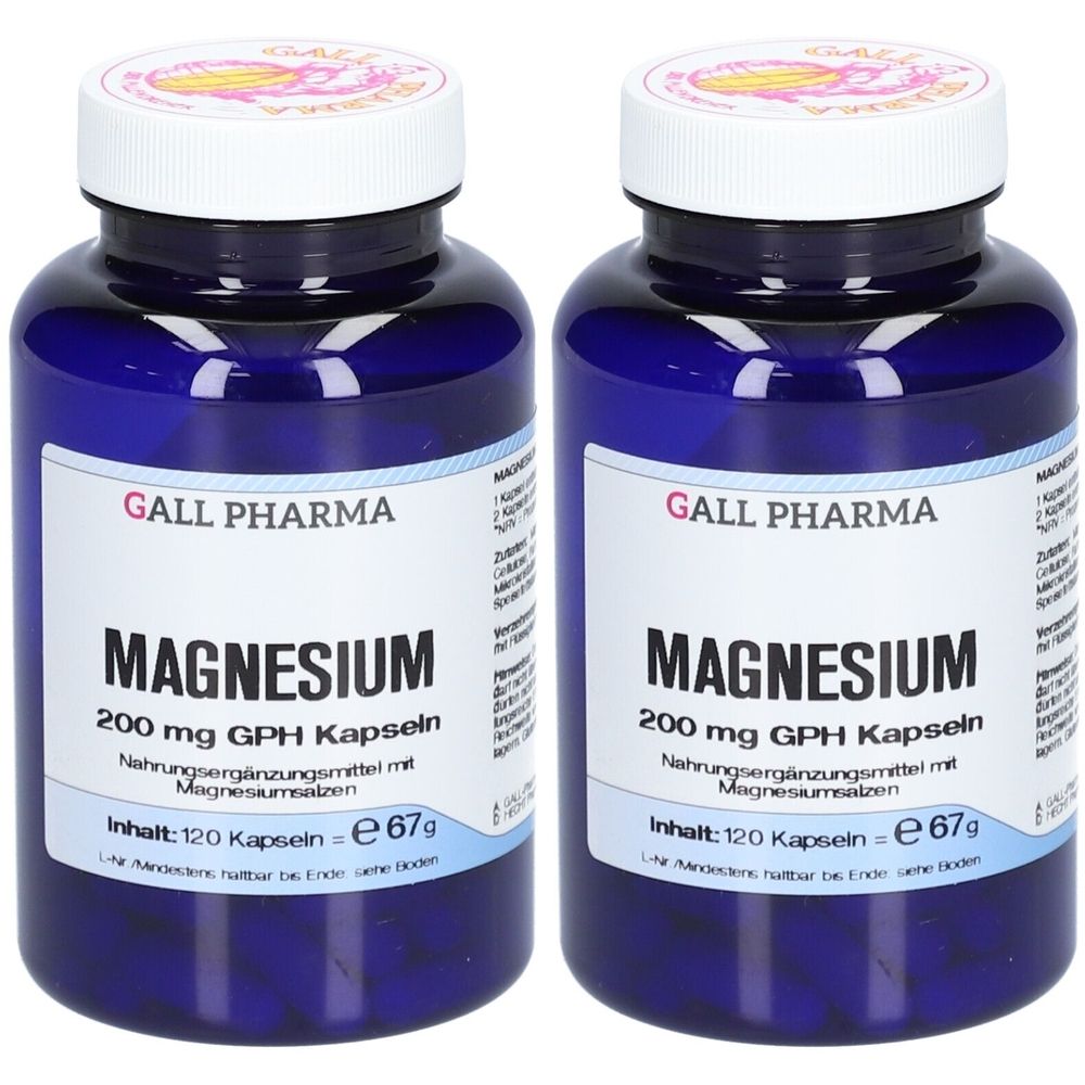 Magnesium 200 mg GPH Kapseln 2x 2x120 St
