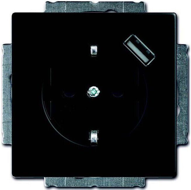 Busch-Jaeger Prise Schuko/USB noire mate 20 EUCBUSB-885 (2CKA002011A6165)