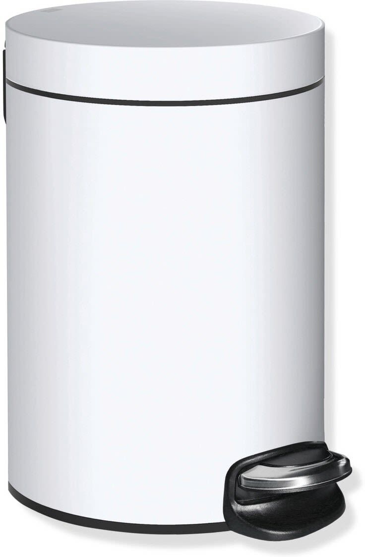 HEWI Serie 950 Abfallbehälter, Accessoires, 950.05.31502, weiß matt