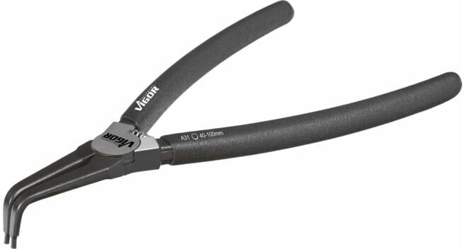 VIGOR Pince pour circlips V2791 Longueur totale : 180 mm (V2791)