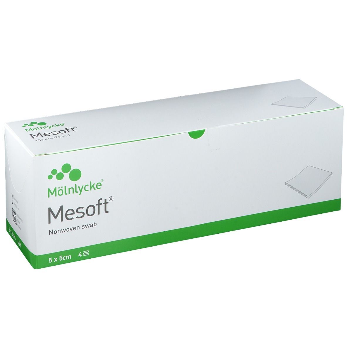 Mesoft Steriele Kompressen 5cm x 150 St
