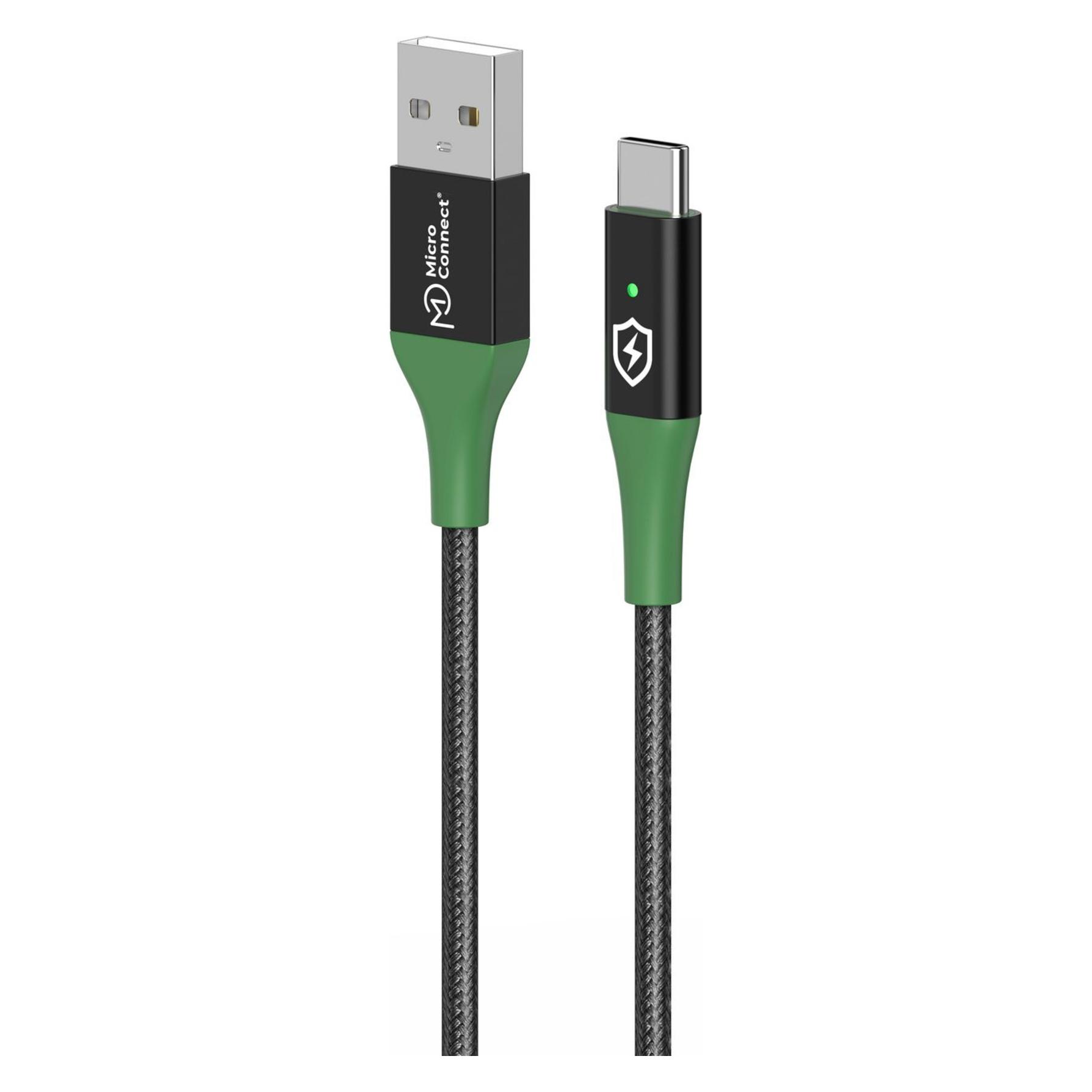 MicroConnect Smart Charge USB-A to USB-C (2 m, USB 2.0) (MC-SMART USB-A-C-02)
