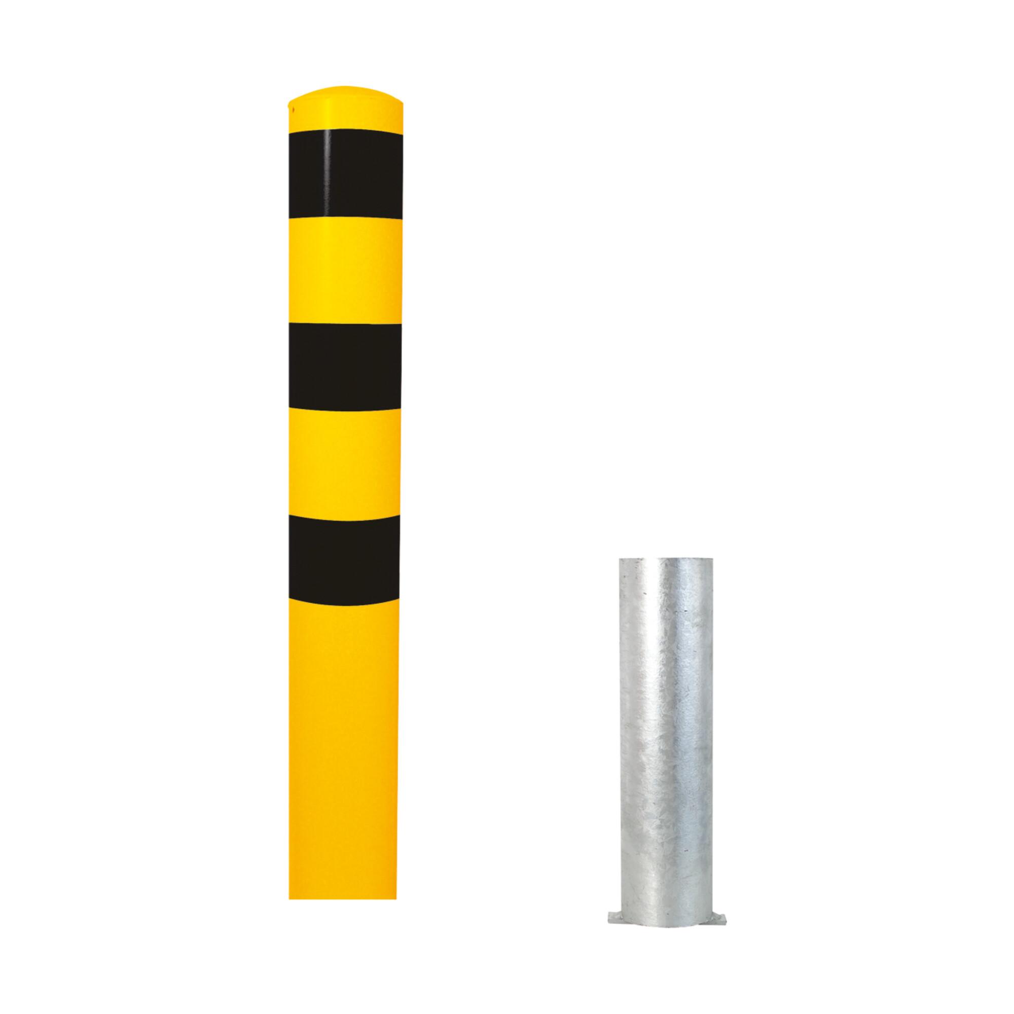 Schake Absperrpfosten Typ 40152H, herausnehmbar, ohne Verschluss, Ø 152mm, Gesamtlänge:2000mm, feuerverzinkt)