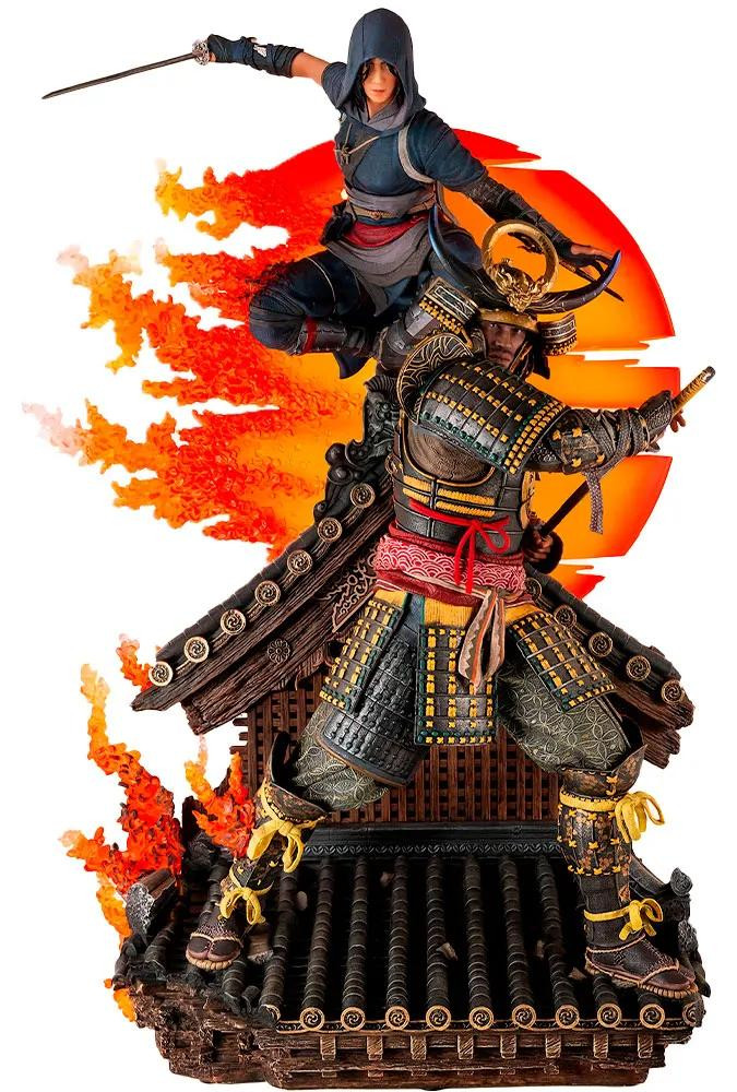 PureArts Assassin's Creed Animus Naoe & Yasuke 1/4 schaal figuur