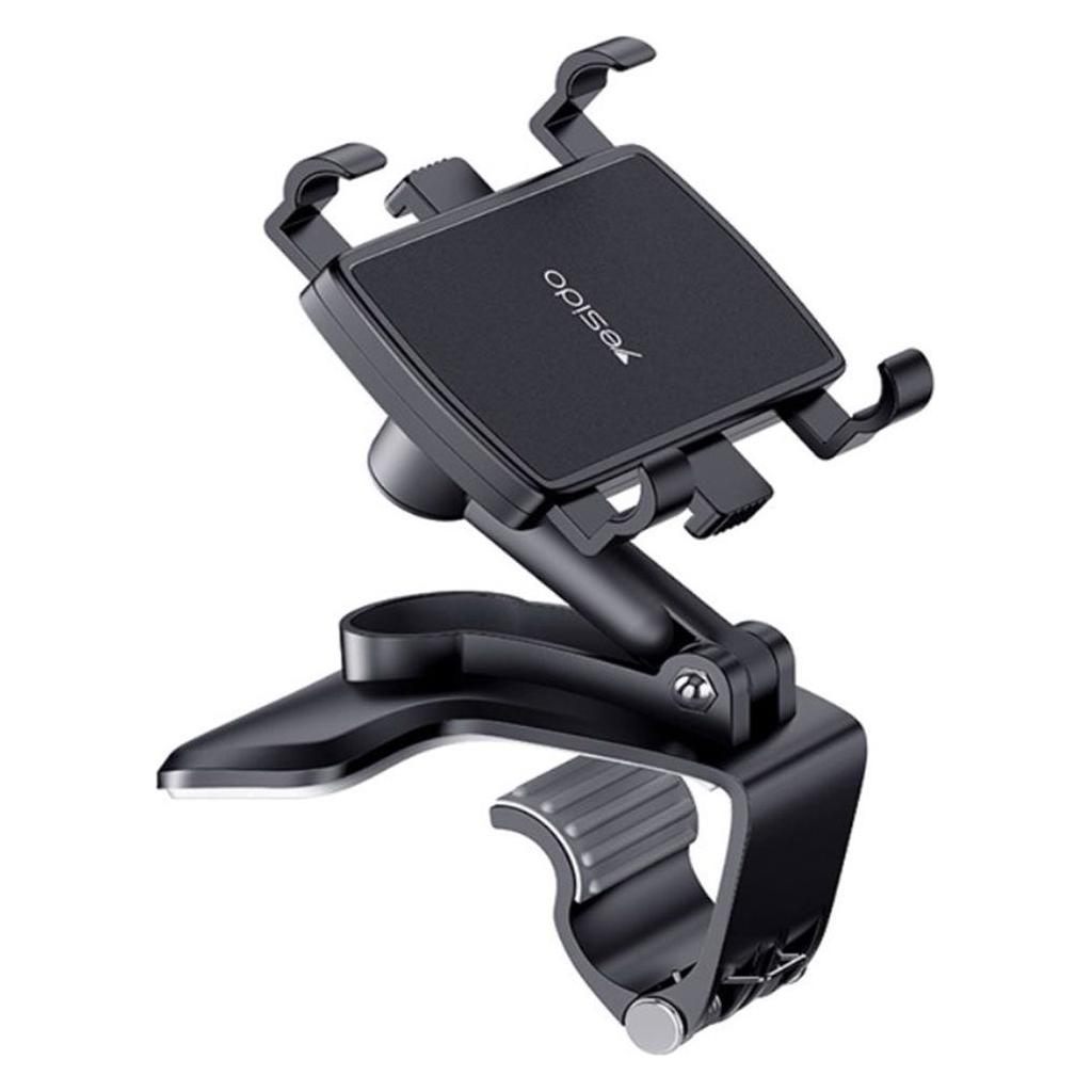 Yesido - Car Holder (C101) - Clamp Grip, 360° Rotation Angle, for Dashboard - Black (C101)
