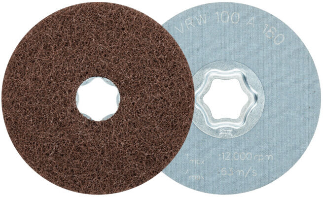 PFERD COMBICLICK rondelle souple en non-tissé CC D 100 mm A180 pour nettoyer et satiner (42001031)