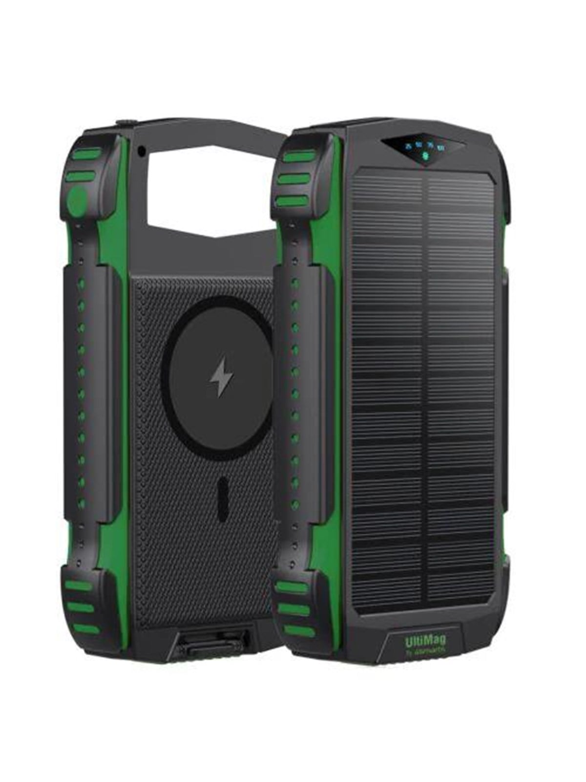 4smarts TitanPack Solar Power Bank - Green - 20000 mAh
