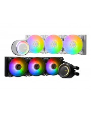 MSI MAG CORELIQUID E360 Prozessor-Flüssigkeitskühlsystem Kühlergröße: 360 mm für: LGA1156 LGA1155 LGA1150 LGA1151 AM4 TR4 sTRX4 LGA1200 LGA1700 AM5 Kupfersockel 120 (306-7ZW6E21-C24)