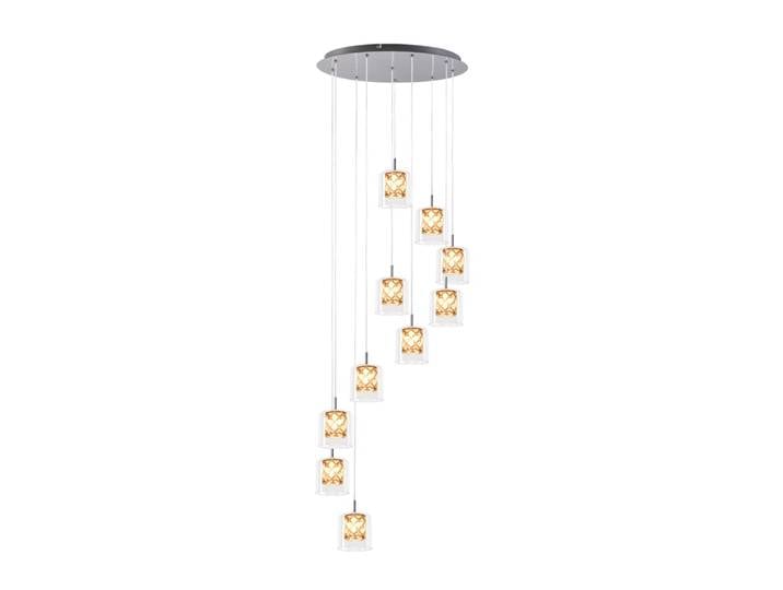 Johannes - suspension en métal, coloris argent, l 44 cm, g9, max. 25 w