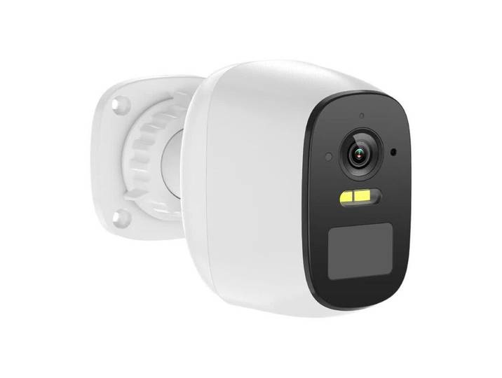 Konyks Camini Air SE Caméra de Surveillance d'extérieur sans fil, Wi-Fi, IP65, batterie 5200 mAh, Blanc