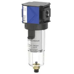 Mikrofilter »variobloc«, mit PC-Behälter, 0,01 μm, BG 1, G 3/8 (VM 23)
