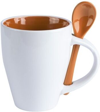 Mug personnalisé en céramique Cotes céramique bleu orange