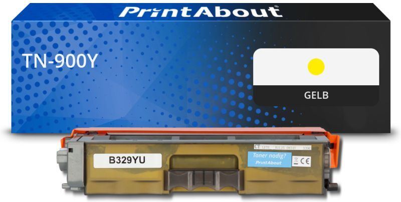 PrintAbout Toner kompatibel mit Brother TN-900Y - Gelb