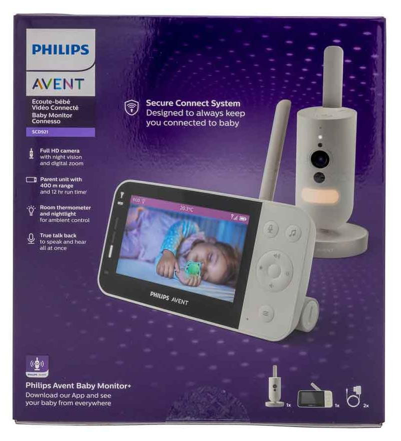 Philips Avent Video-babyfoon Connected SCD921/26