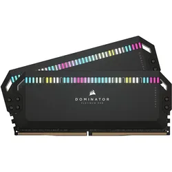 Corsair Dominator Platinum RGB (2 x 16GB, 6400 MHz, DDR5-RAM, DIMM), RAM, Schwarz