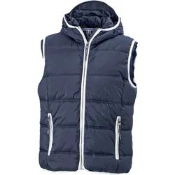 James & Nicholson Herren Bodywarmer 'Maritim' JN1076 navy/white S