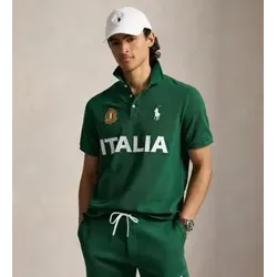 Polo Ralph Lauren für Herren. 710B20853001 Polo von Italia Classic Fit grün (XL), Lässig, Baumwolle, Kurzarm