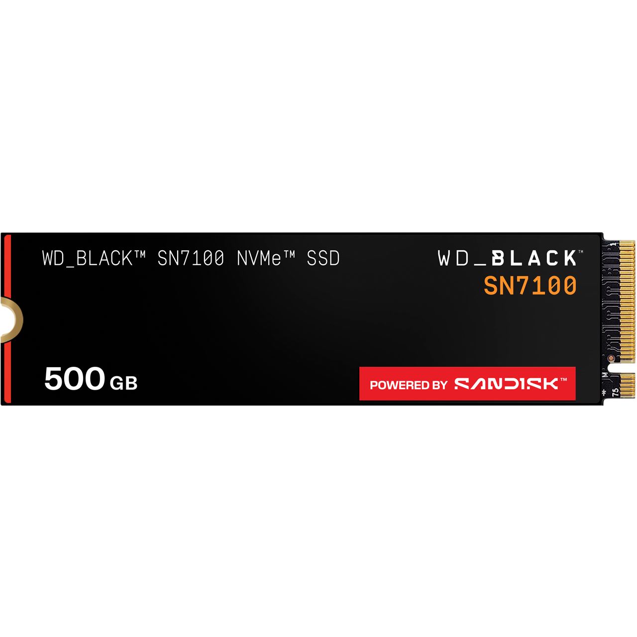 500GB SanDisk WD Black SN7100 M.2 2280 PCIe 4.0 x4 3D-NAND TLC (WDS500G4X0E-00CJA0)