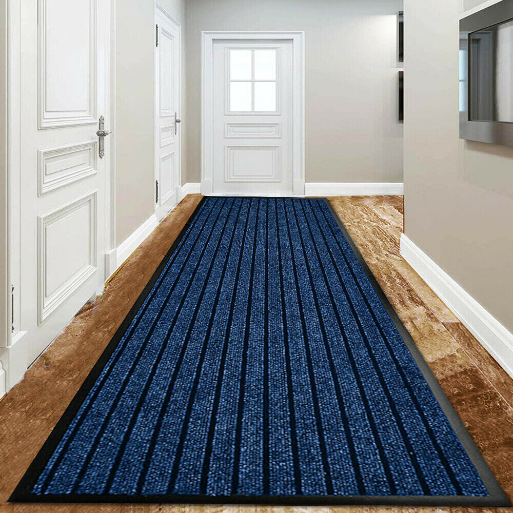 Latitude Run Beseris Area Rug Blue 80 cm W x 300 cm L