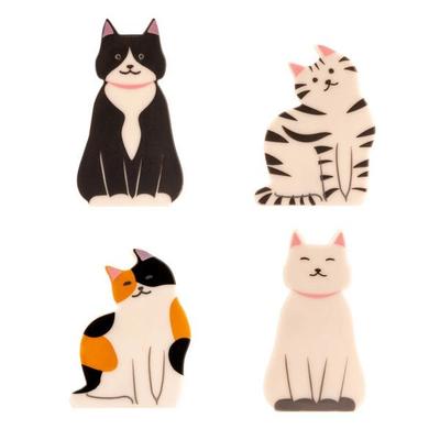 CAT BAG CLIPS S/4