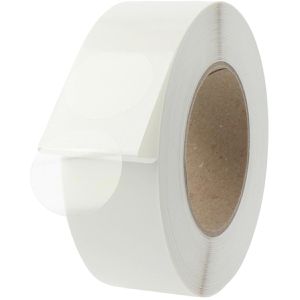 Böttcher-AG Verschlussetiketten Ø 40 mm, Folie, transparent, 2000 Stück, auf Rolle