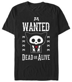 Men's Big & Tall Wanted Dead Or Alive Tops & Tees by Mad Engine in Black (Size 4XL)