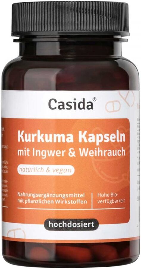 Casida Kurkuma+Ingwer+Weihrauch Kapseln Hochdosiert