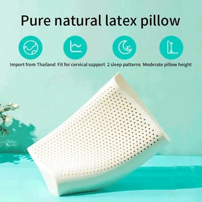 Uplifted Finds Thai Natural Latex Memory Pillow For Cervical Spine Support And Comfortable Sleeping curvilinear Pillow