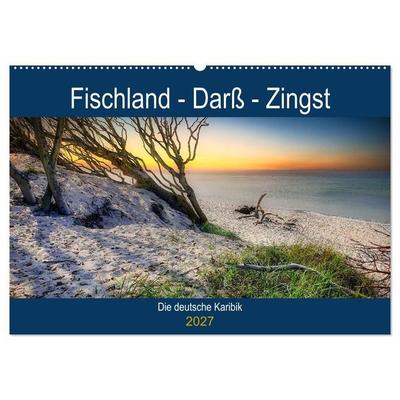 Fischland - Darß- Zingst (Wandkalender 2027 DIN A2 quer), CALVENDO Monatskalender