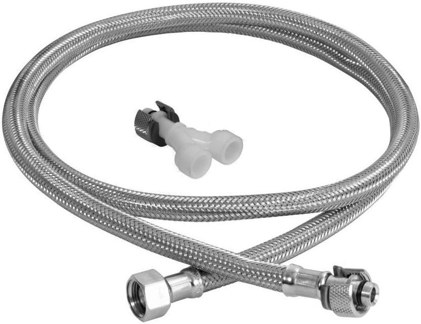 Sturotec Wasseranschlussset für Dusch-WCs, Montagezubehör, STWVS202EP, edelstahl