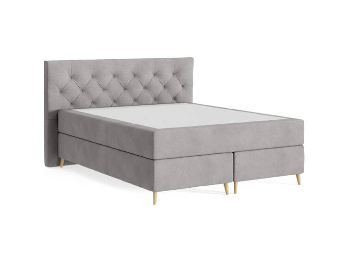 Boxspringbett Sørensen Wish - 65 Grey 160 x 200 cm - Möbel Konfigurator: Traummöbel individuell zusammenstellen