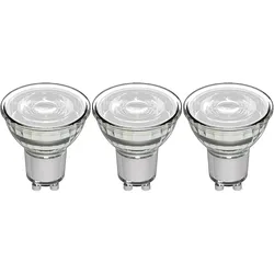 LED SMD Leuchtmittel - Spot MR16 GU10 4W 345lm 4000K Klar 36° - 3erSparpack