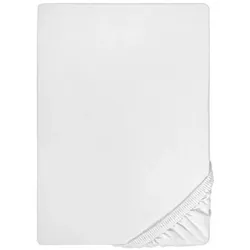 biberna® 1 uni Boxspring- Spannbettlaken Jersey-Elastic Größenauswahl