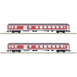 MiniTrix 18258 N 2er-Set Personenwagen RE 7 Freizeitexpress Murgtäler der DB AG (Spur N)