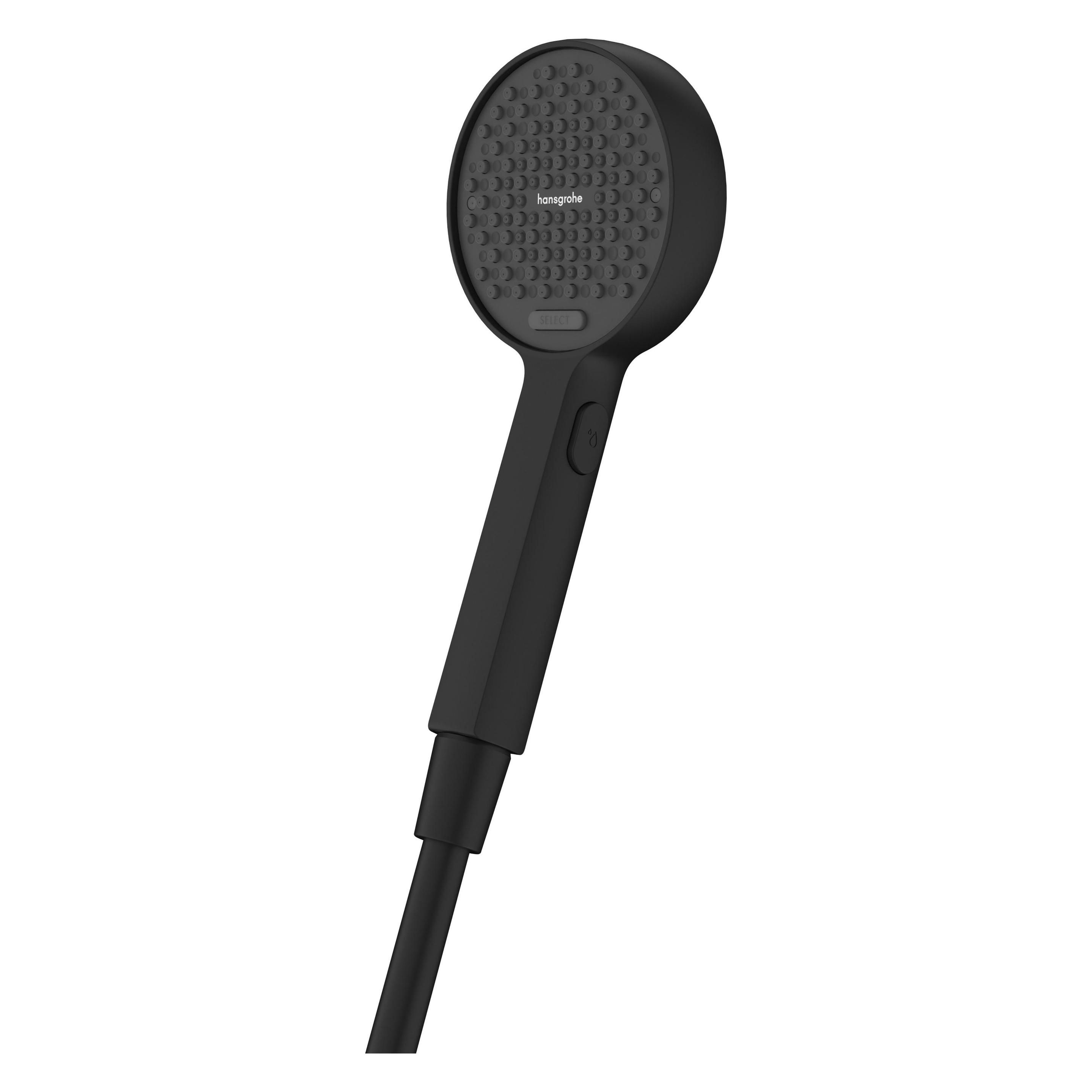 hansgrohe Activera Select S pomme de douche 95, 2 types de jets, économie d'eau avec booster, avec EcoSmart (2 Strahlarten, 4 l/min) (28036670)