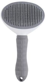 Friendly Fresh Finds Effective Pet Comb For Dogs And Cats Floating Hair Remover & Grooming Tool grey