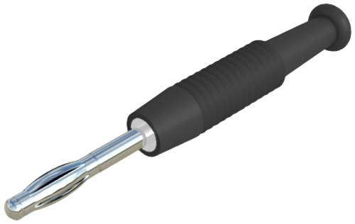 Hirschmann Test & Measurement MSTF 2sw Lamellenstecker Stecker, gerade Stift-Ø: 2mm Schwarz 1St.