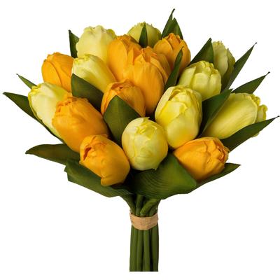 Kunsttulpe OTTO HOME "Tulpenbund", gelb, H:28cm, Kunststoff, Kunstpflanzen
