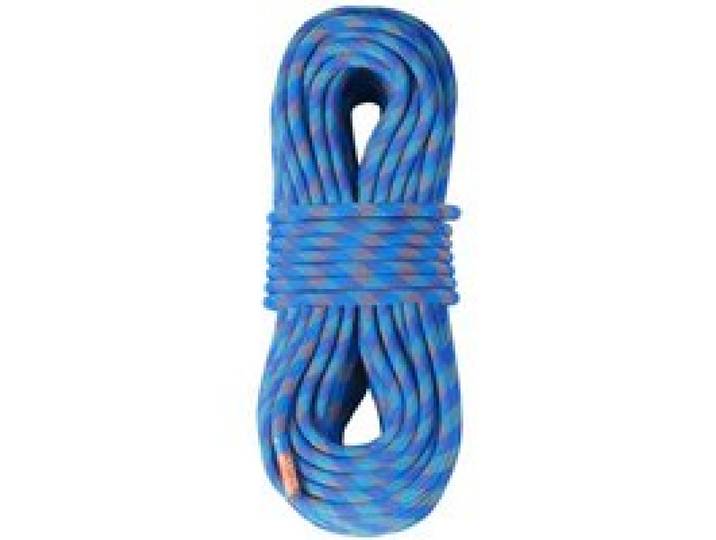 VEVOR Corde d'Escalade Dynamique 10,2 mm 50 m, Corde de Sécurité Extérieure Tension de Rupture 25 kN, en Fibre Extensible avec Mousquetons, pour Évasion, Descente en Rappel, Sauvetage Incendie, Bleu