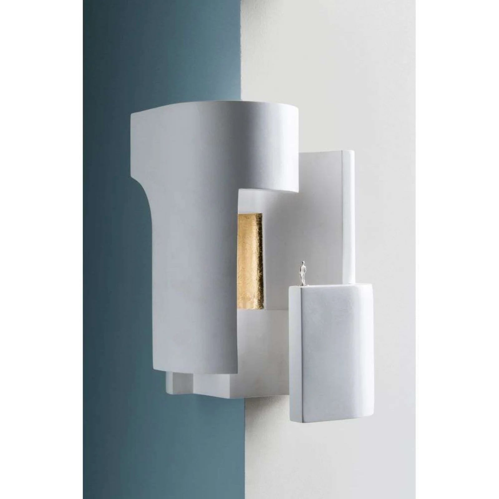 Soul Story Angle 1 Wandlamp White/Gold DCW van Gips en Klei
