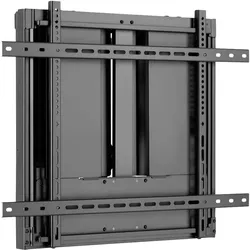 myWall Für Bildschirme 50“ - 75“ (127 - 190 cm), Belastung ab 40 bis 60 kg, für Touchscreens, für TV-Bilds (Wand, 60 kg, 50" - 90"), TV Wandhalterung, Schwarz