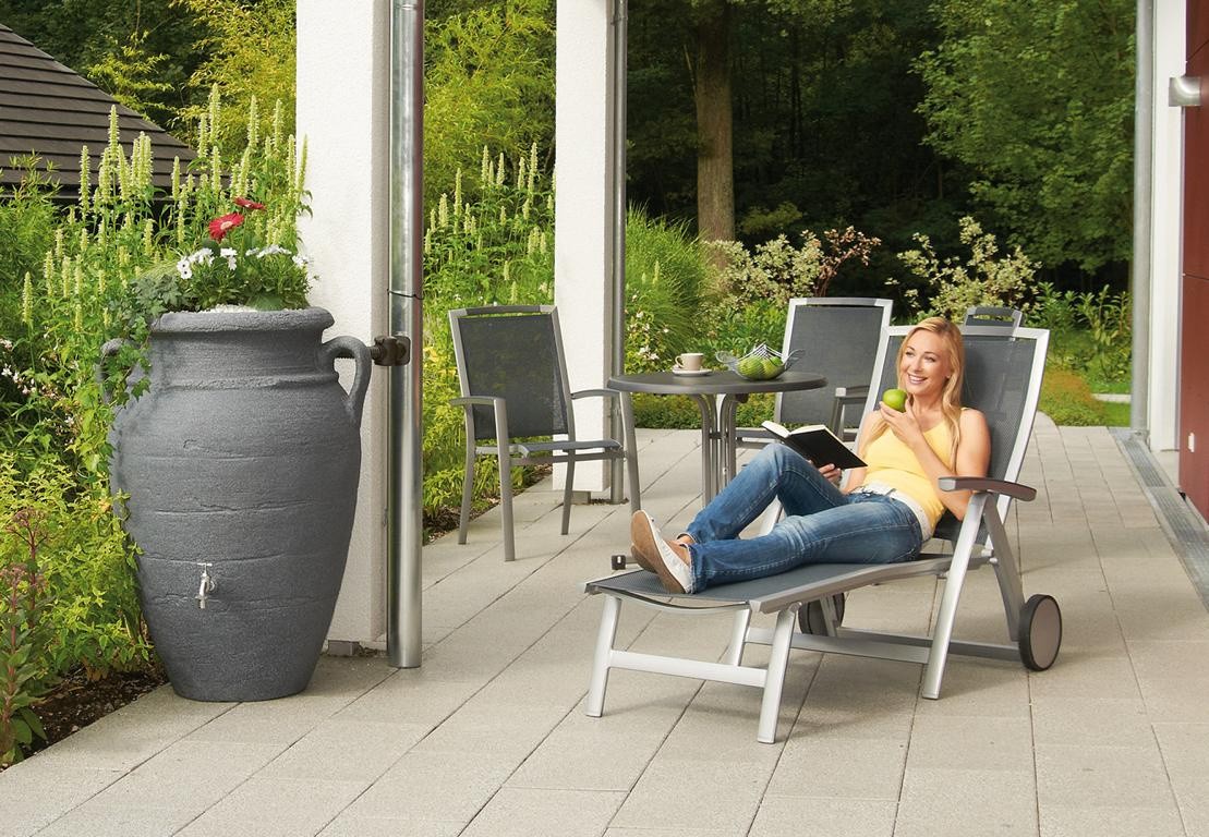 GRAFOTTOGMBH Antik Amphore 360 L, darkgranite 08424444