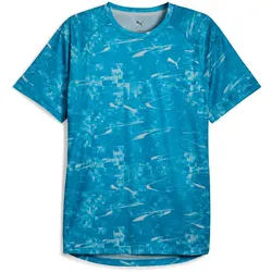 PUMA Run Velocity Print Laufshirt Herren 18 - speed blue XL