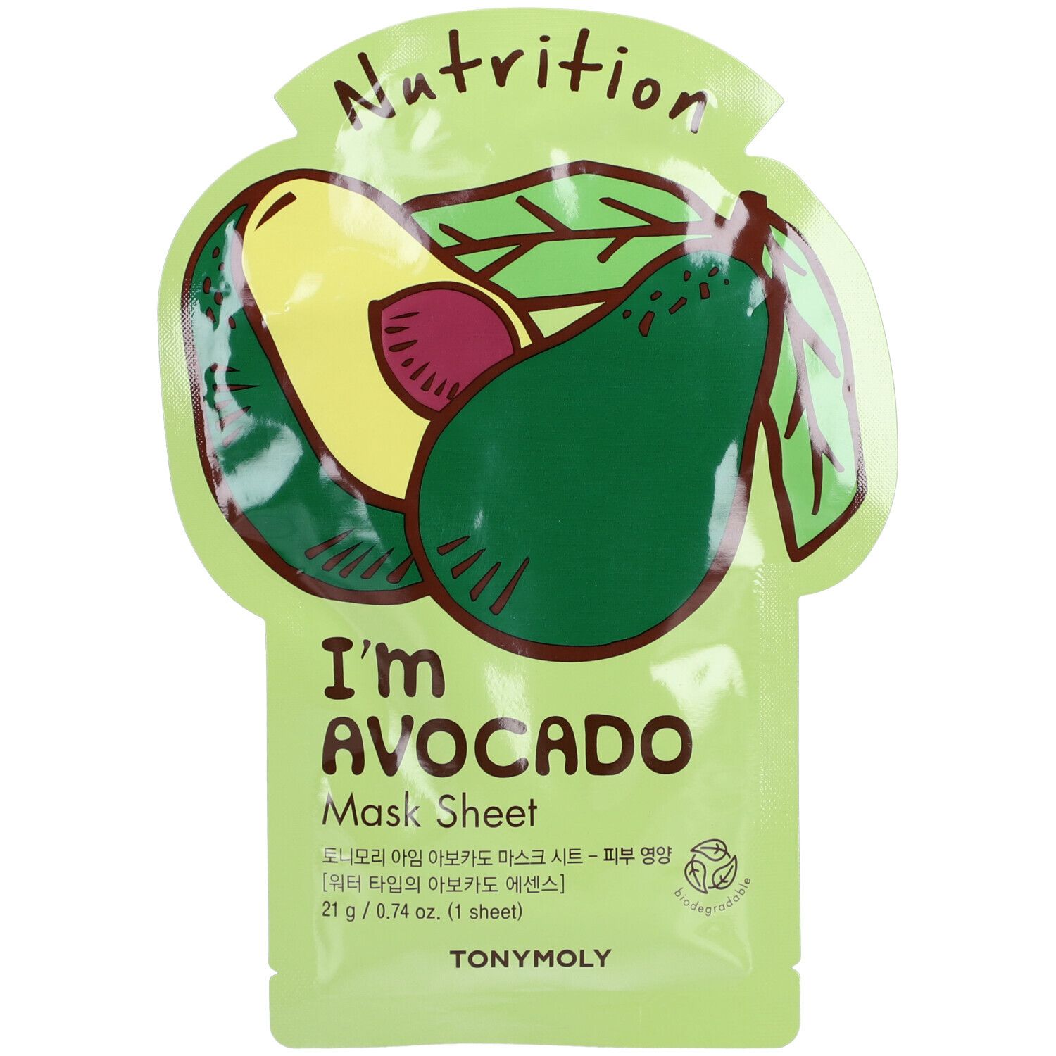 I' m Avocado Mask Sheet 1 St Gesichtsmaske