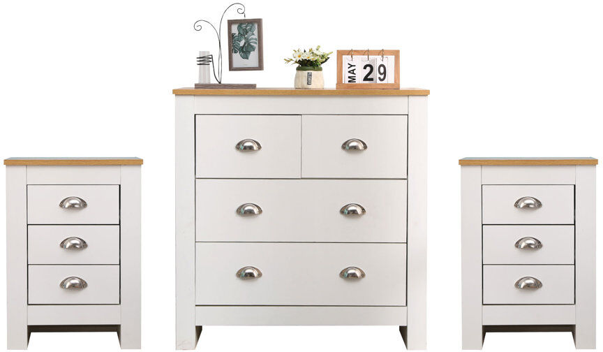 Brambly Cottage Pares Piece Bedroom Set White