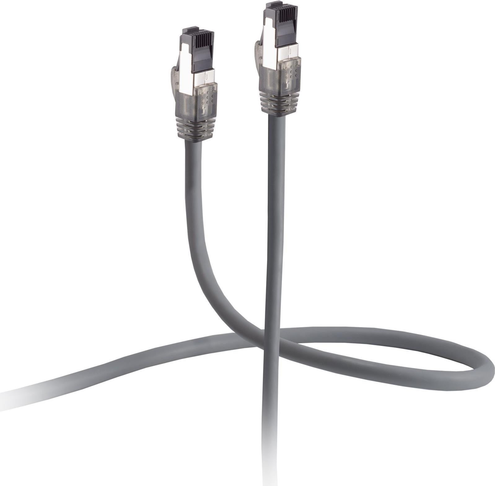 S-CONN Shiverpeaks Flexline patchkabel Categorie 6A U/FTP Gearmoureerd Grijs 25 meter